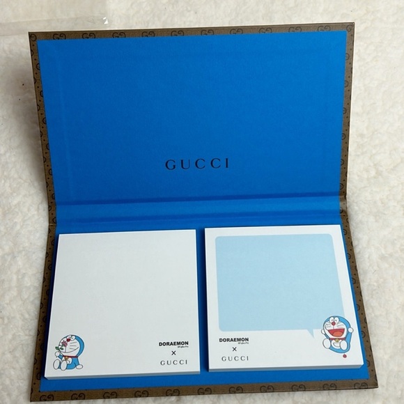 Gucci x Doraemon Hardcover Notepad Set | Limited Edition | Sealed - Picture 7 of 9